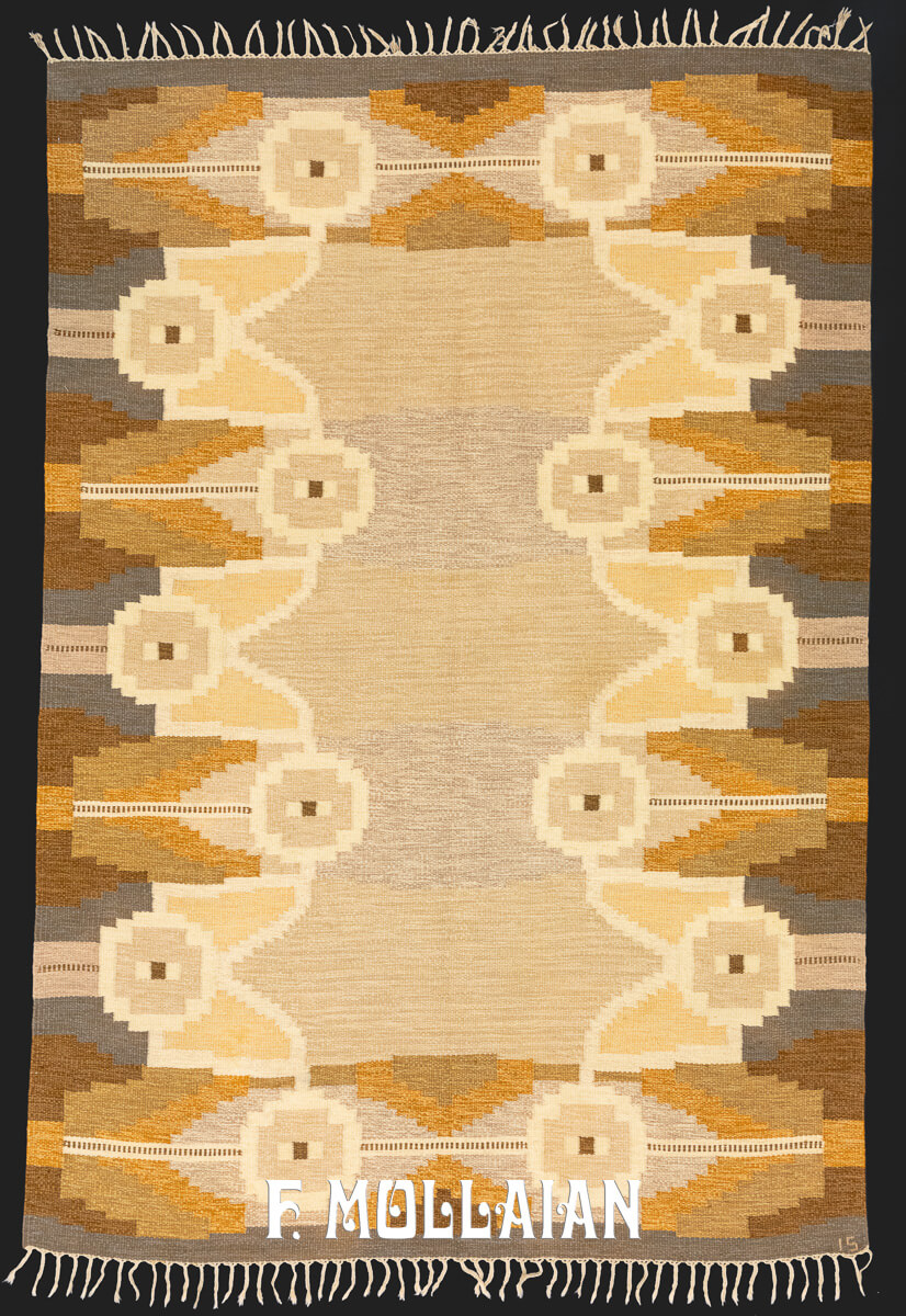 Scandinavian Rollakan Swedish Rug n°:741457